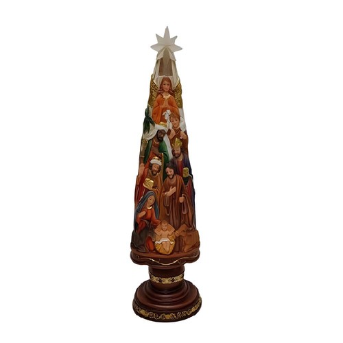 Albero natale con - di, e