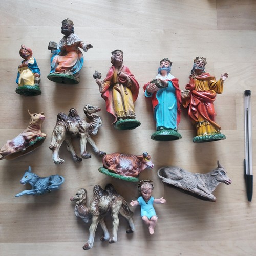 Lotto presepe plastica anni - lotto,
