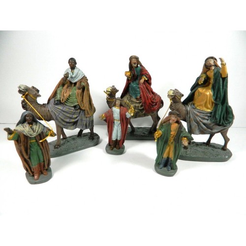 Three magi camel kings with - three,