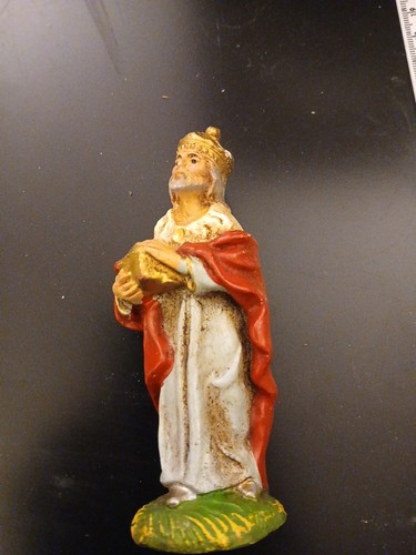 Personaggio presepe vintage - vintage, re