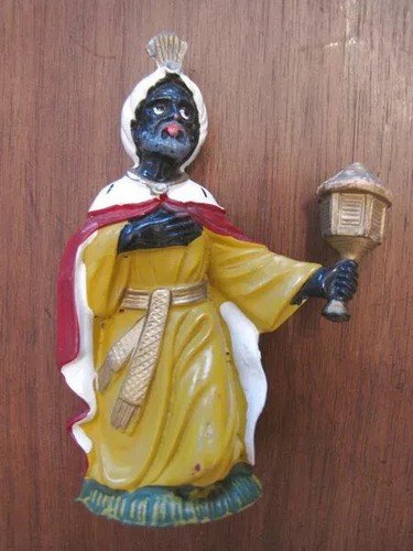 Vintage crib statue italy - vintage,
