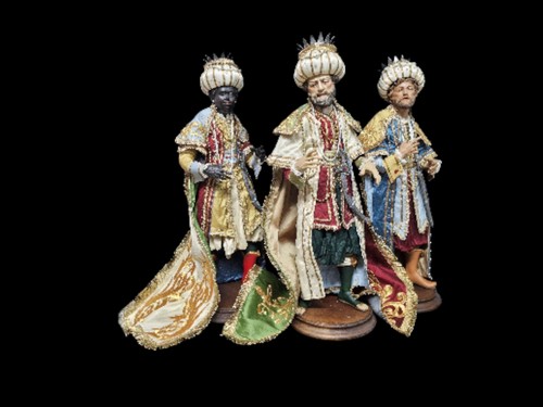 Tris magi 40cm presepe - magi,
