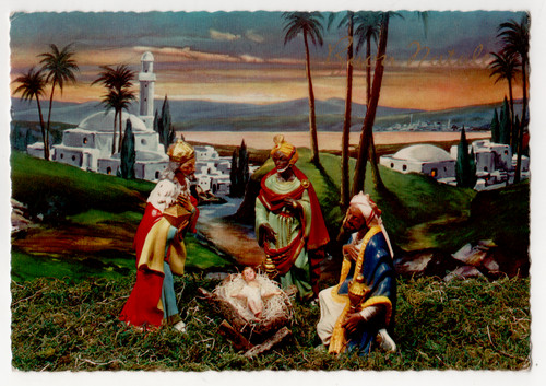 Merry christmas postcard - a4,