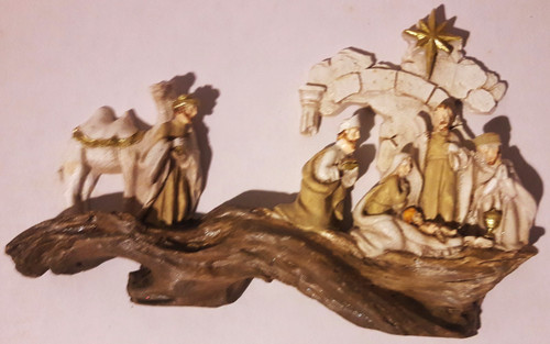 Presepe sottile natività re - natività, e
